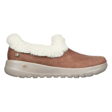 Skechers Womens/Ladies Go Walk Joy Faux Suede Trainers (Chestnut)