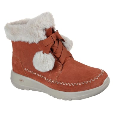 Skechers Womens/Ladies On The Go Joy Suede Winter Boots (Rust)