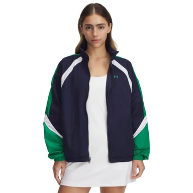 Under Armour Womens/Ladies Icon Crinkle Track Jacket (Blue)
