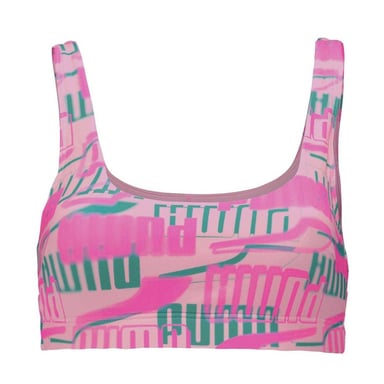 Puma Womens/Ladies One Piece Swimsuit (Pink)