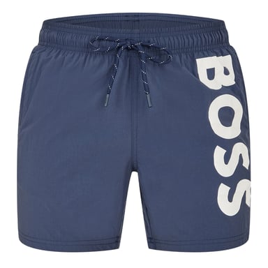 Boss Mens Octopus Bold Logo Swim Shorts (Navy)