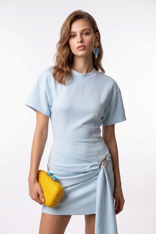 Crepe Woven Mini Dress