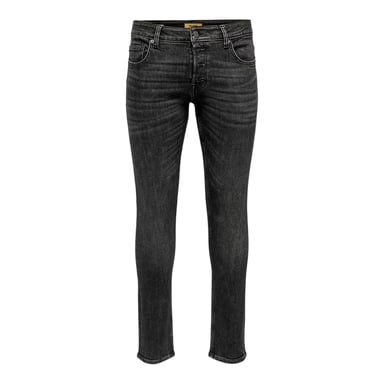 Only Mens 5 Pockets Slim Jeans (Black)