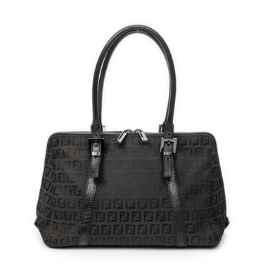 Small Double Zip Bowler schoudertas
