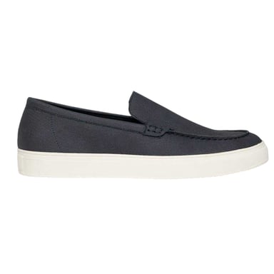 Threadbare Mens Anthony Canvas Flat Loafers (Navy)