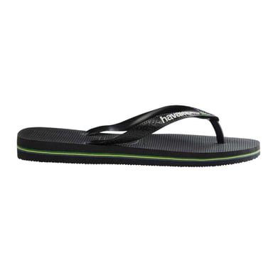 Havaianas Unisex Adult Brasil Flip Flops (Black)