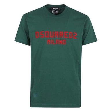 DSquared2 Mens Milano Cotton T-Shirt (Green)