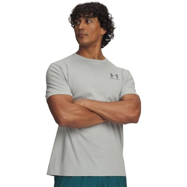 Under Armour Mens Sportstyle Chest Logo T-Shirt (Titanium)