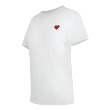 Love Moschino Unisex Adult Heart Logo T-Shirt (White)