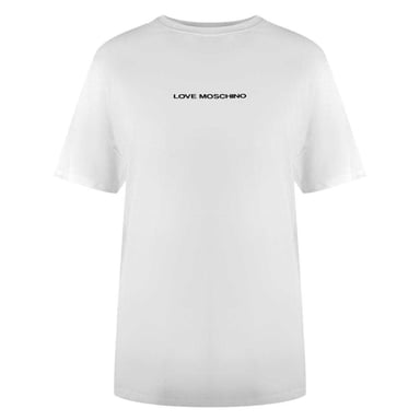 Love Moschino Womens/Ladies Love Short-Sleeved Everyday T-Shirt (White)