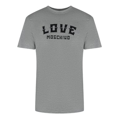 Love Moschino Mens Bold Logo T-Shirt (Grey)