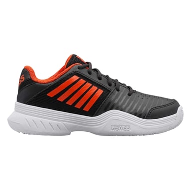 K-Swiss Womens/Ladies Court Express Omni Leather Tennis Shoes (Black/Orange)