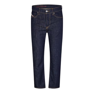 Diesel Mens D-Fining Tapered Jeans (Blue Denim)