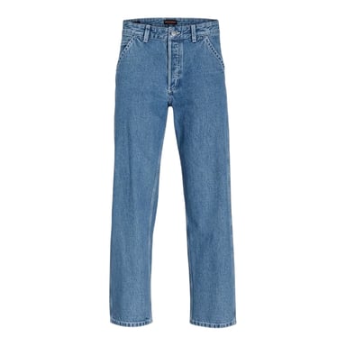 Jack And Jones Mens Eddie Worker Relaxed Fit Jeans (Blue Denim)