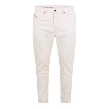 Diesel Mens D-Fining Tapered Jeans (White)