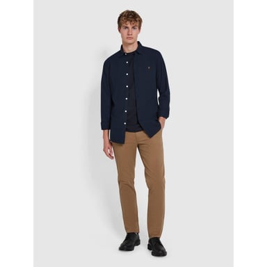Farah Mens Elm Slim Chinos (Light Sand)