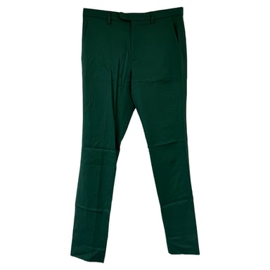 Gucci Wed Accent Raka Byxor i Grön Bomull