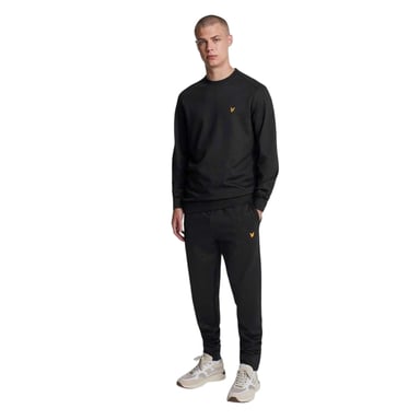 Lyle & Scott Mens Logo Slim Joggers (Jet Black)