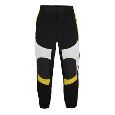 Boss Mens Srack Straight Trousers (Black/Yellow)