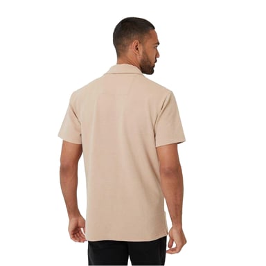 Threadbare Heren Embley Effen Relaxed Fit Shirt (Steen)