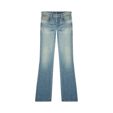 Diesel Mens Denim Low Rise Straight Leg Jeans (Blue Denim)