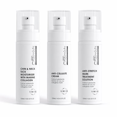 skinChemists Body Sculpt & Firming Trio Set for Loss of Firmness, Dryness