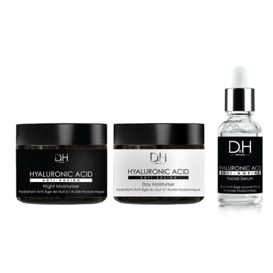 Dr H Anti-Ageing Hyaluronic Acid Routine for Dryness, Fine Lines, Wrinkles
