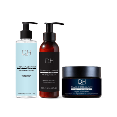 Dr H Anti-Ageing Cleansing & Hydration Pack for Fine Lines, Wrinkles, Loss of Firmness