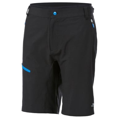 Trespass Mens Malaki Slim Walking Bib Shorts (Black)