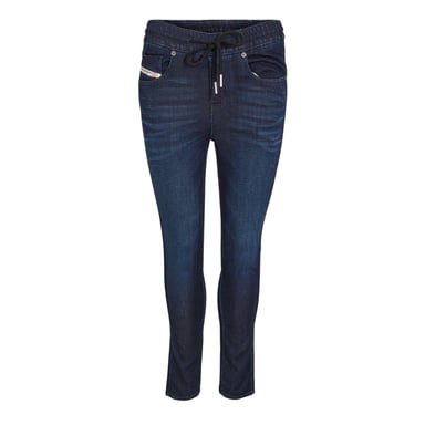 Diesel Womens/Ladies Washed Denim Tailored Jeans (Blue Denim)