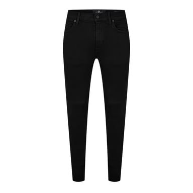 7 For All Mankind Mens Paxtyn 5 Pockets Tapered Jeans (Black)