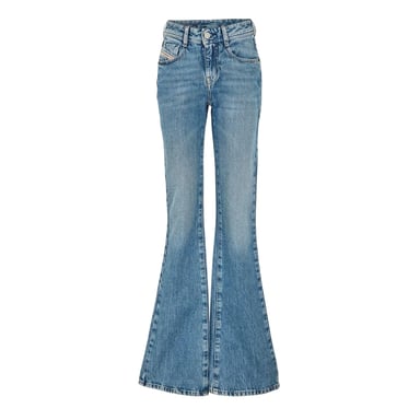 Diesel Womens/Ladies Ebbey Denim Bootcut Jeans (Blue Denim)