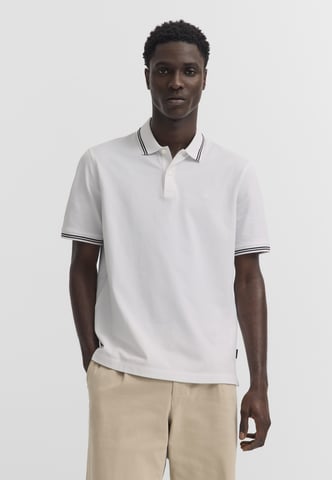 Bugatti Herren Polo-Shirt Baumwoll-Piqué Kurzarm Polokragen