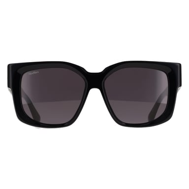 Max Mara MM0145 Glimpse 7 01A zonnebril in zwart-rookgrijs