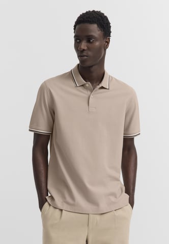 Bugatti Herren Polo-Shirt Baumwoll-Piqué Kurzarm Polokragen