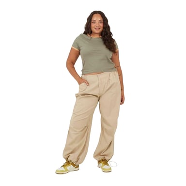 Brave Soul Womens/Ladies Ringer Crew Neck Plus T-Shirt (Khaki/Camel)