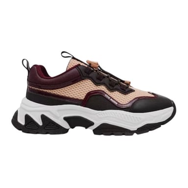 Steve Madden Womens/Ladies Android Lace Up Trainers (Brown/Wine)