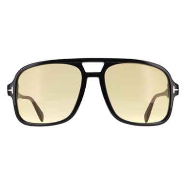 Tom Ford Falconer FT0884 01E glanzend zwart-bruine zonnebril