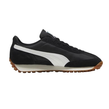 Puma Mens Easy Rider Vintage Leather Low Trainers (Black/White)