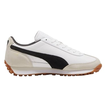 Puma Mens Easy Rider Vintage Leather Low Trainers (White/Black)