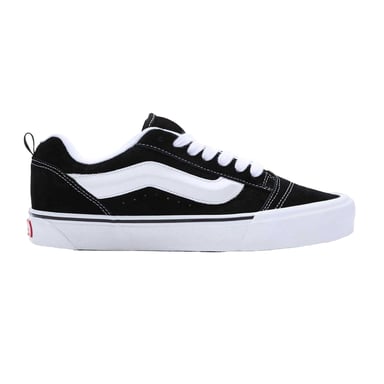 Vans Mens Knu Skool Padded Suede Skate Shoes (Black/White)