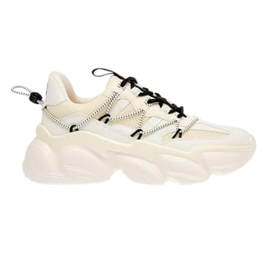 Steve Madden Womens/Ladies Chunky Sole Shoes (Off White/Beige)
