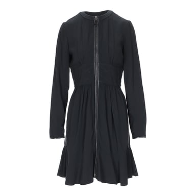 Louis Vuitton Black Zippered Dress - '10s