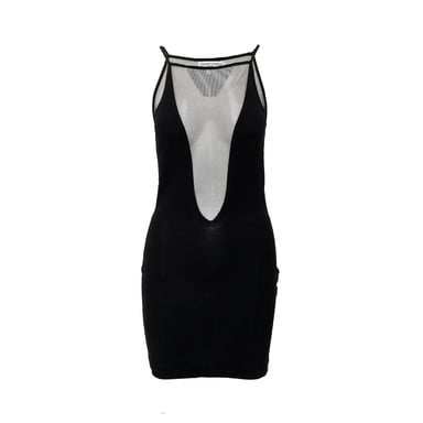 Emporio Armani Mesh Cut-out Dress - '00s