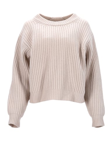 Acne Studios Knit Sweater in Ecru Wool
