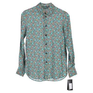 Saint Laurent Button-Up Shirt in Floral Print Viscose