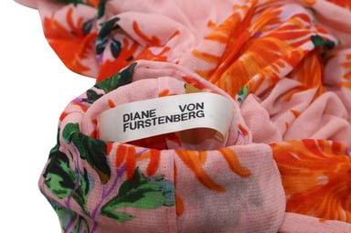Diane Von Furstenberg Top in Floral Nylon