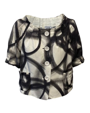 Moschino Cheap and Chic Button-down Blouse in Multicolor Cotton