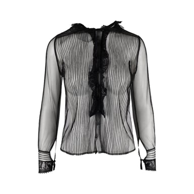 Red Valentino Sheer Lace Shirt - '10s