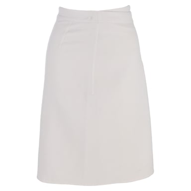 Hermès Wrap Skirt in Grey Cashmere